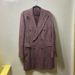 Fine Fabrics Kynoch Women’s Tweed Lined Double Breasted Full Length Jack…